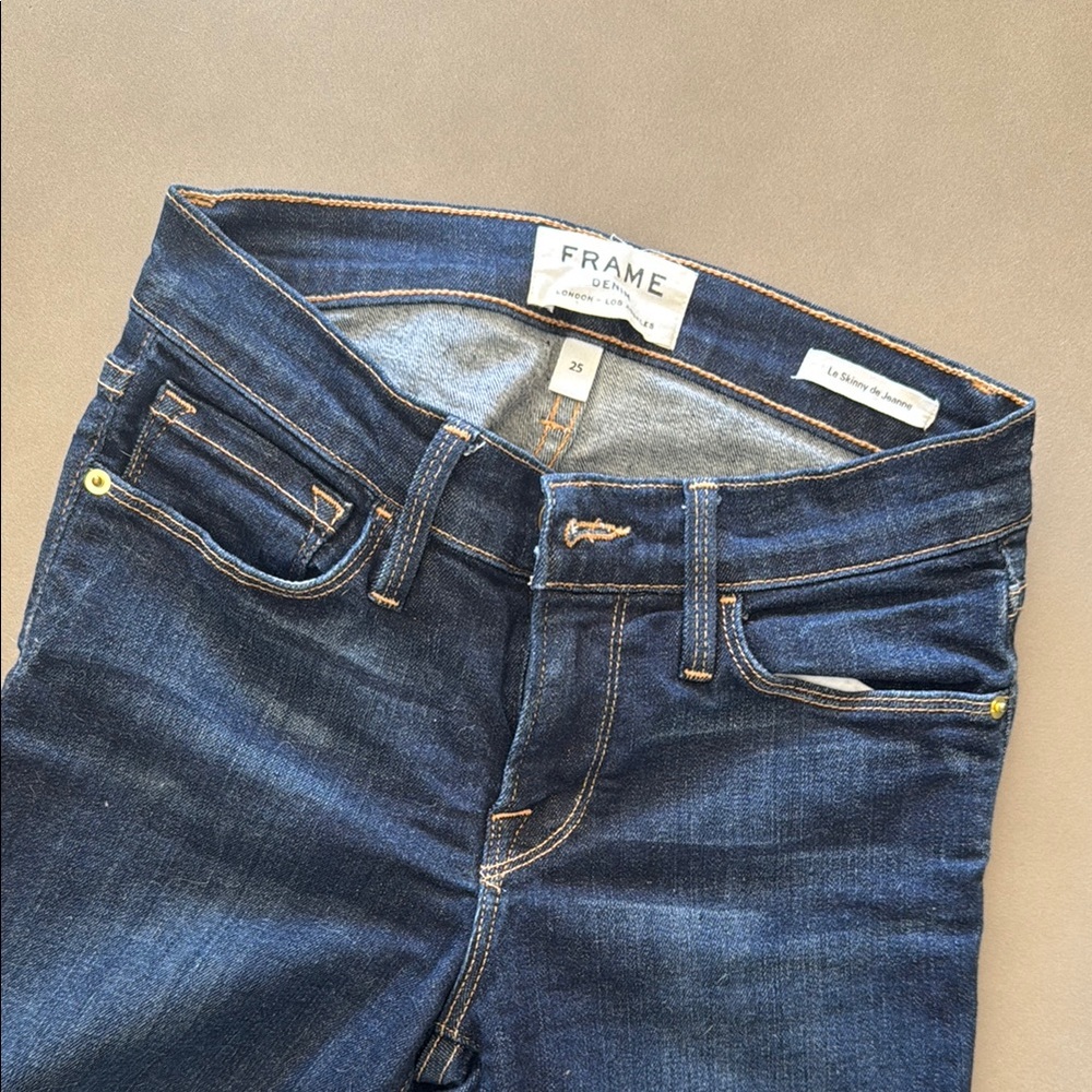 Frame Denim Blue Skinny Pants
